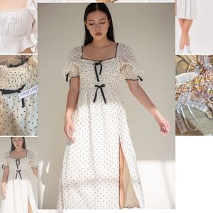 NWT For Love And Lemons Eden MIDI Dress Sold Out